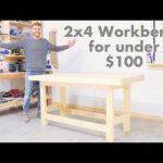 DIY 2×4 Workbench for Under $100 | Modern Builds | Woodworking