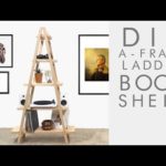 DIY A-Frame Ladder Bookshelf | Modern Builds | EP. 62