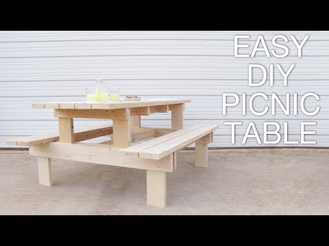 How To Build a Modern Picnic Table | Easy Outdoor DIY | Modern Builds EP. 71