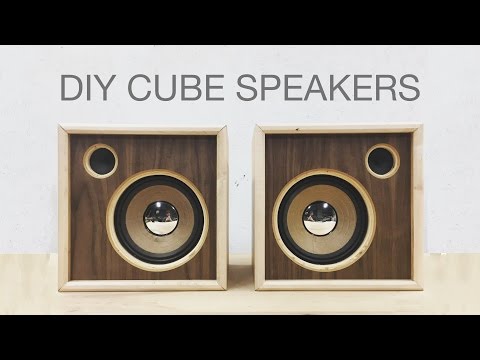 DIY Wooden Cube Speakers | Upcycling Old Speakers | Modern Builds | EP. 61