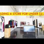 How I Built a Clothing Store in a WEEK // For Under $2,500 // Modern Builds