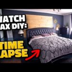 DIY  Bedroom Remodel Transformation | Time Lapse