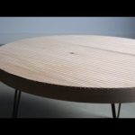 Building a Round, Patterned Coffee Table // DIY Woodworking