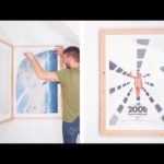 DIY Swing-Open Poster Frame | how to build a picture frame