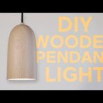 Wooden Pendant Light | Woodturning | Modern Builds