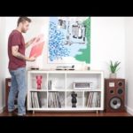 DIY Media / Record Console | Ikea Hack | Kallax Bookcase