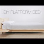 DIY Platform Bed With Build-in Nightstands | Modern Builds