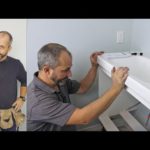 How to Install an IKEA Cabinet , Wall Mount Vanity Cabinet, Sink and Faucet