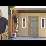 Soffit, Posts,  Trim, Ramp and Door | How to Build A Shed | Part 6