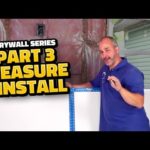 How To Cut And Install Drywall For Beginners!