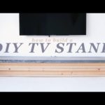 How To Build a 2×4 and Concrete TV Stand / Media Console