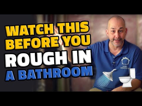 Watch this before you put a bathroom in your basement | Bathroom Rough In Tips