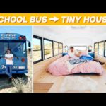 EP. 2: THE BEDROOM | DIY SCHOOL BUS TINY HOUSE CONVERSION | MODERN BUILDS