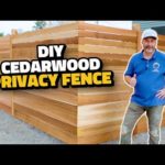 How to Build a Cedar Fence