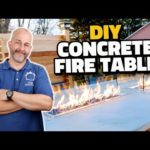 How to Build a Concrete Fire Table