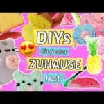 3 geniale DIYs mit SACHEN, die man ZUHAUSE hat! 😍 DIY IDEEN gegen LANGEWEILE 🌟Einfach BASTELN