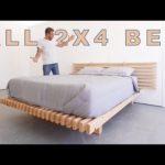 DIY Platform Bed Made from ONLY 2×4’s!!  | Modern Builds