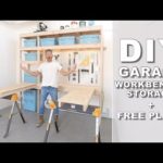 DIY GARAGE STORAGE / WORKBENCH | MODERN BUILDS