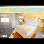 COMPLETELY DIY BEDROOM RENOVATION | Modern Builds