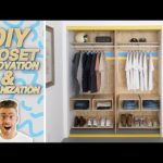 ULTIMATE DIY CLOSET RENOVATION / MAKEOVER / ORGANIZATION