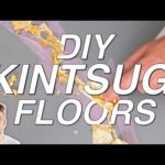 I GOLD-LEAFED MY BEDROOM FLOORS!!! DIY KINTSUGI