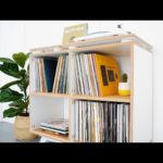 DIY VINYL RECORD MEDIA CABINET W/ STORAGE | MODERN BUILDS