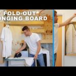 DIY FOLD-OUT IRONING BOARD w/ STORAGE | MODERN BUILDS