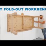 DIY FOLDING WALL MOUNTED WORKBENCH