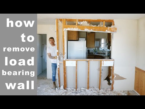 REMOVING A LOAD BEARING WALL | Joshua Tree Cabin Renovation