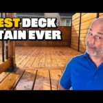 The Best Way To Stain Your Deck PERIOD!!!!