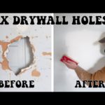 HOW TO FIX / REPAIR DRYWALL HOLES like a PRO!