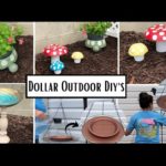 Dollar Outdoor Patio Diys/Garden Decor Diys