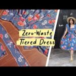 [DIY] Simple ZERO-WASTE tiered dress! Quick & easy to make :)