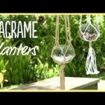 DIY | 5 Minute Macrame Planters