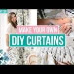 How to MAKE CURTAINS at HOME that look INCREDIBLE! *perfect pleat hack* | The DIY Mommy