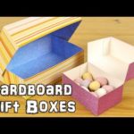 DIY Cardboard Gift Boxes