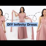 Sewing An Infinity Dress | DIY Bridesmaids Dress (EASY)