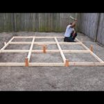 Making Extra Large Concrete Pavers ( DIY concrete patio )