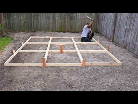 Making Extra Large Concrete Pavers ( DIY concrete patio )