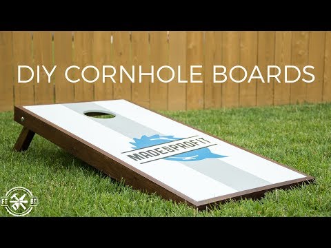 DIY Cornhole Boards with Style | How to Make