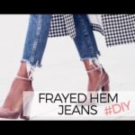 HOW TO: FRAYED DENIM JEANS (DIY)