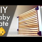 Easy DIY Modern Baby Gate or Pet Gate 👶// How To Build – Woodworking