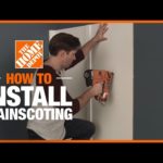 How to Install Easy DIY Wainscoting | The Home Depot