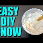 DIY Snow for Your Christmas Village