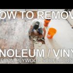 These Floors Were STUCK!! How to Remove Vinyl / Linoleum Tile and Adhesive for Plywood Subfloors