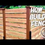 How To Build A Fence : DIY PRIVACY FENCE