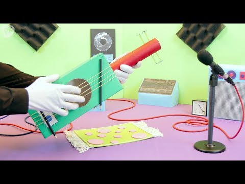 How to make a Guitar | SuperHands | Crafts for kids DIY | PlayKids