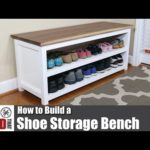 DIY Shoe Storage Bench | How to Build