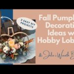 Fall Pumpkin Decorating Ideas | Fall Home DIY Projects | How to Make a Pumpkin Wreath