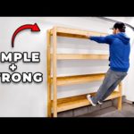 Super Efficient 2×4 Garage Shelves | DIY Garage Storage